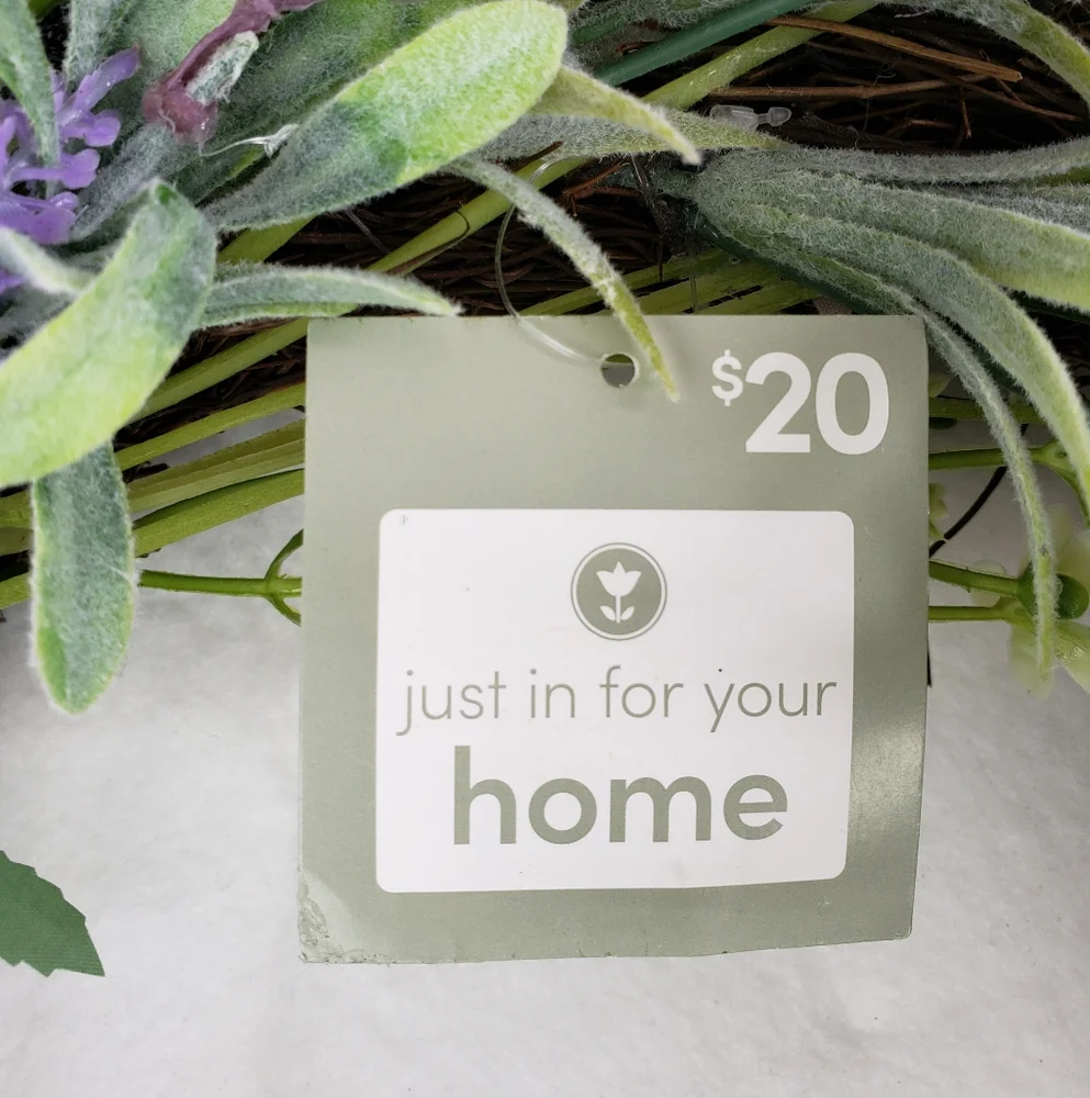 Lavender and Green Holiday Floral Wreath!